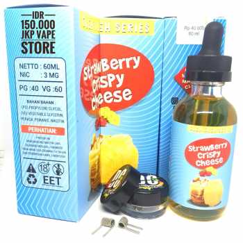 STRAWBERRY CRISPY CHEESE 60ML - PREMIUM LIQUID VAPE BY ANTI MAHAL CLUB