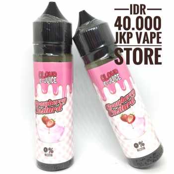 CLOUD EJUICE STRAWBERRY CUSTARD 60ML - PREMIUM LIQUID VAPE BY TOR