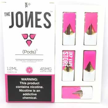 THE JONES STRAWBERRY PINK FOR JUUL POD REPLACEMENT - CARTRIDGE AUTHENT