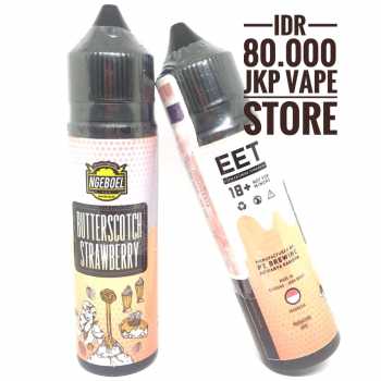 NGEBOEL BUTTERSCOTCH STRAWBERRY 60ML - PREMIUM LIQUID VAPE BY BREWINC