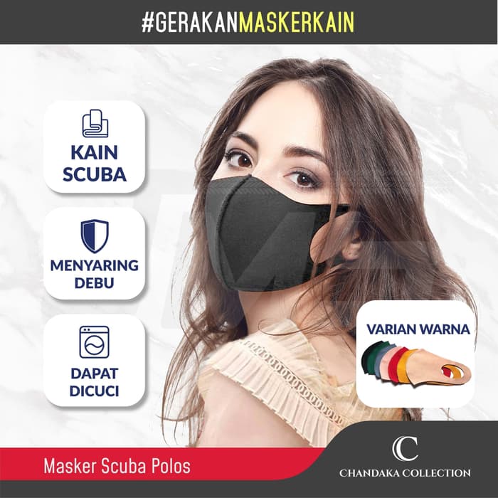 JMS - Masker Kain Scuba / Masker Anti Polusi dan Bakteri