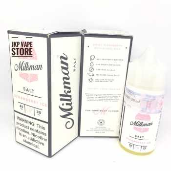 MILKMAN SALT STRAWBERRY ICE 30ML - SALTNIC PREMIUM LIQUID BY DRIP CLUB