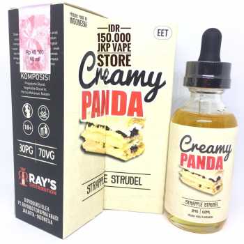 CREAMY PANDA STRAPPLE STRUDEL 60ML - PREMIUM LIQUID VAPE BY RAY INDO