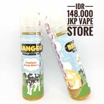 BANGER AMERICAN DREAM CREAM 60ML - PREMIUM LIQUID VAPE BY EJM x MARINA