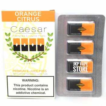CAESAR ORANGE CITRUS FOR JUUL POD REPLACEMENT - CARTRIDGE AUTHENTIC