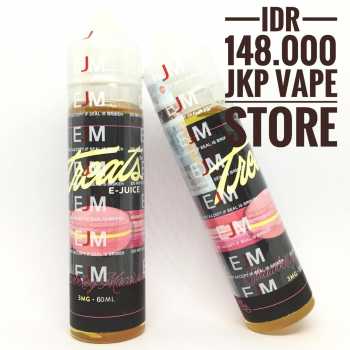 TREATS STRAWBERRY MACAROON 60ML - PREMIUM LIQUID VAPE BY EJM