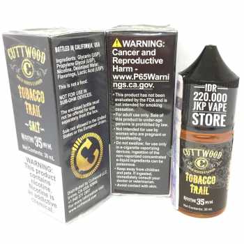 CUTTWOOD TOBACCO TRAIL 30ML - SALTNIC PREMIUM LIQUID VAPE BY CUTT WOOD