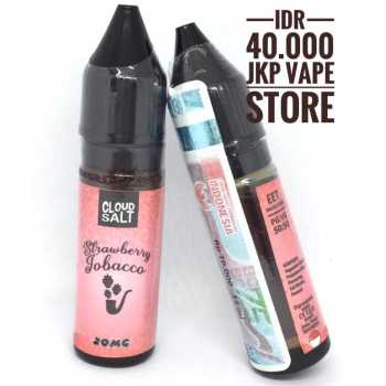 CLOUD SALT STRAWBERRY TOBACCO 15ML - PREMIUM LIQUID VAPE BY TOR