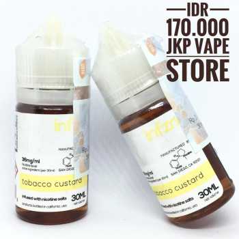 INFZN TOBACCO CUSTARD 30ML - SALTNIC PREMIUM LIQUID VAPE BY NUDE INF2N