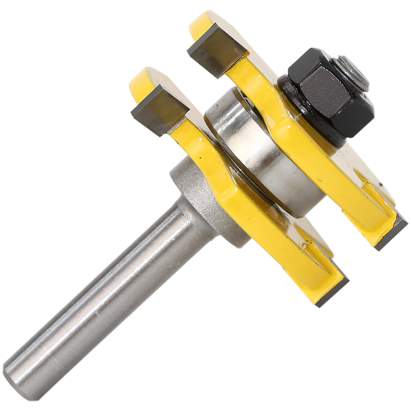 JGZUI Mata Bor Drill Bit Tongue and Groove Joint Assembly 6.35mm 2PCS - C3
