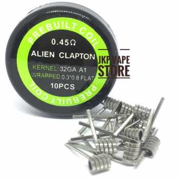 NM PREBUILT ALIEN CLAPTON - KA1 0.3x0.8/32 - COIL AUTHENTIC FOR VAPE