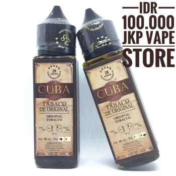 CUBA ORIGINAL TOBACCO 60ML - PREMIUM LIQUID VAPE BY 28 DISTRIBUTION