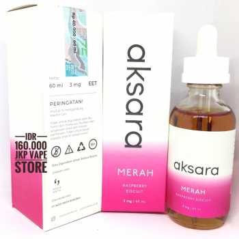Aksara Merah Raspberry Biscuit 60ml