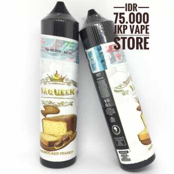 YAQUEEN POUNDCAKE PEANUT 60ML - PREMIUM LIQUID VAPE BY KAM