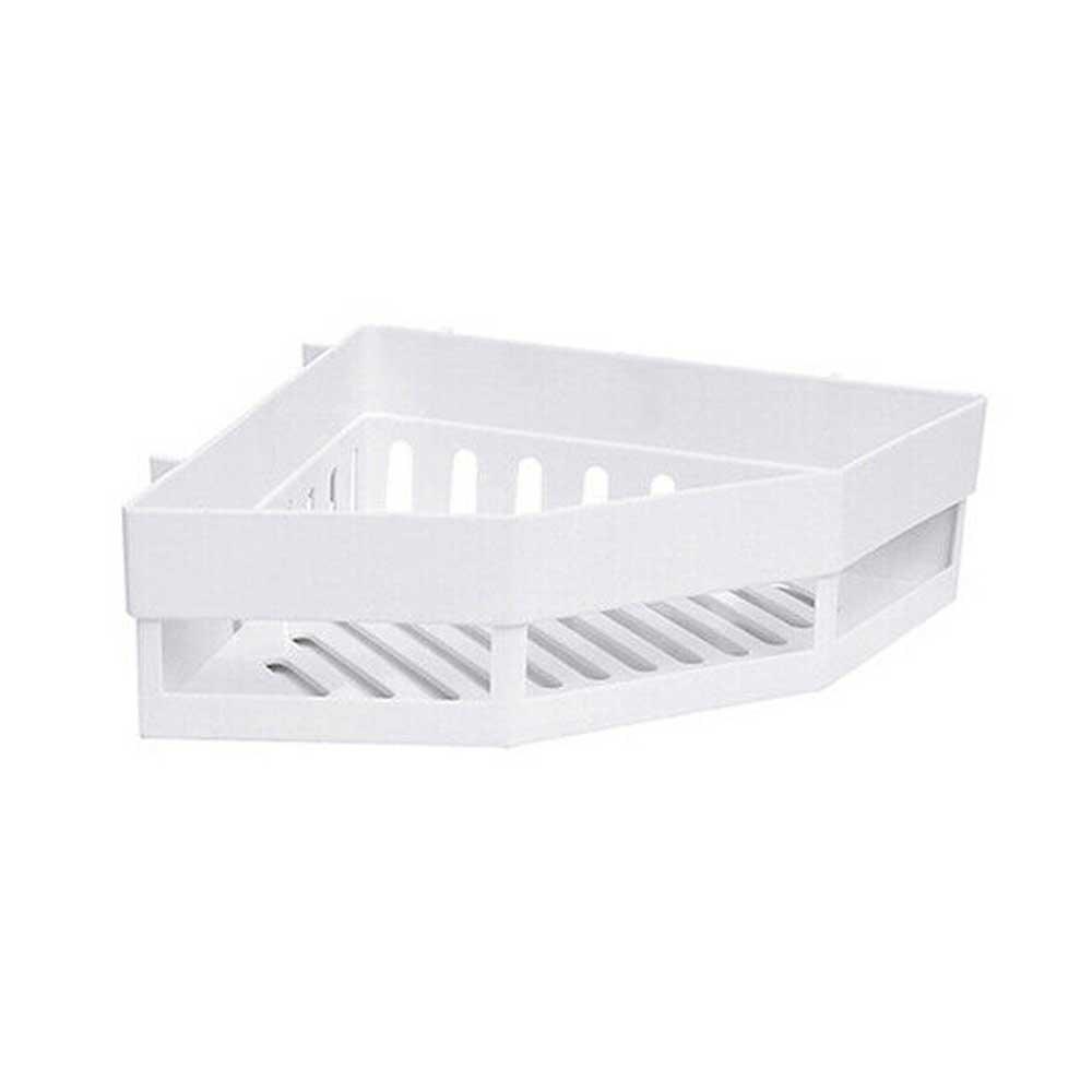 ZGRK Rak Sudut Kamar Mandi Triangular Bathroom Corner Shelf Plastik - ST145