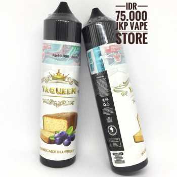YAQUEEN POUNDCAKE BLUEBERRY 60ML - PREMIUM LIQUID VAPE BY KAM