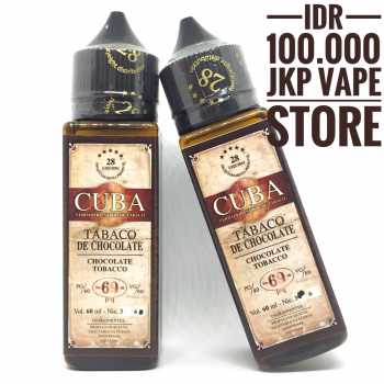 CUBA CHOCOLATE TOBACCO 60ML - PREMIUM LIQUID VAPE BY 28 DISTRIBUTION