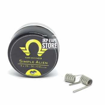 VAPE ENGINEER SIMPLE ALIEN - TM80 28x3/36 - COIL AUTHENTIC FOR VAPE