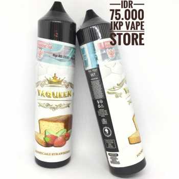 YAQUEEN POUNDCAKE STRAWBERRY 60ML - PREMIUM LIQUID VAPE BY KAM
