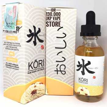 Kori Rum Raisin Ice Cream 60ml - Yellow