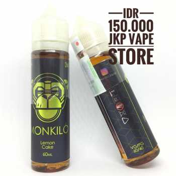 MONKILO LEMON CAKE 60ML - PREMIUM LIQUID VAPE BY MONKILO