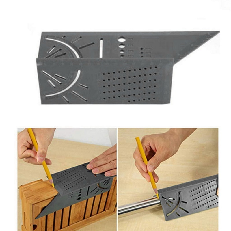 DIDIHOU Penggaris Mark Line Measuring Gauge T-Type Ruler 90 Degree - M141426