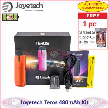 Joyetech TEROS 480mAh POD System Vaporizer Mini Kit + Salt Nic 60ml