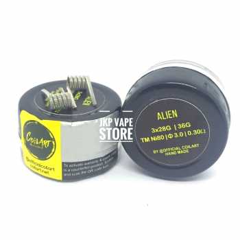 COIL ART ALIEN - TM NI80 28x3/36 - COIL AUTHENTIC FOR VAPE