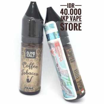 CLOUD SALT COFFEE TOBACCO 15ML - PREMIUM LIQUID VAPE BY TOR