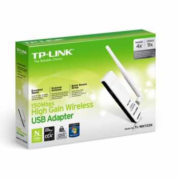 TP-LINK TL-WN722N 150Mbps High Gain Wireless USB Adapter
