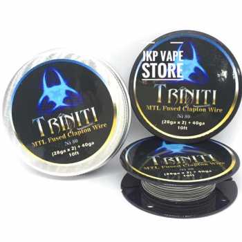 Kawat Triniti Wire MTL Fused Clapton Nichrome 28x2 10ft Ni80