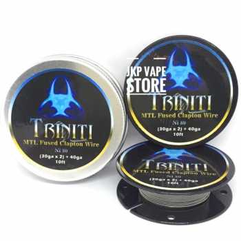 Kawat Triniti Wire MTL Fused Clapton Nichrome 30x2 10ft Ni80