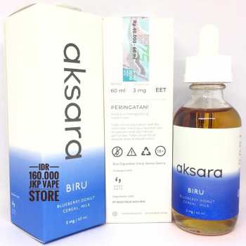 Aksara Biru 60ml - Blueberry Donut Cereal Milk