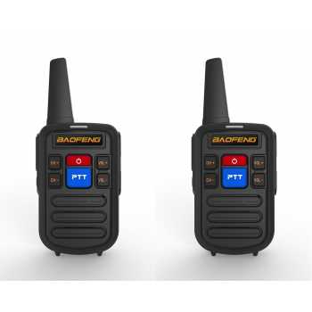 BAOFENG BF-C50 - Set of 2 - Two-Way Mini Walkie Talkie UHF Single Band