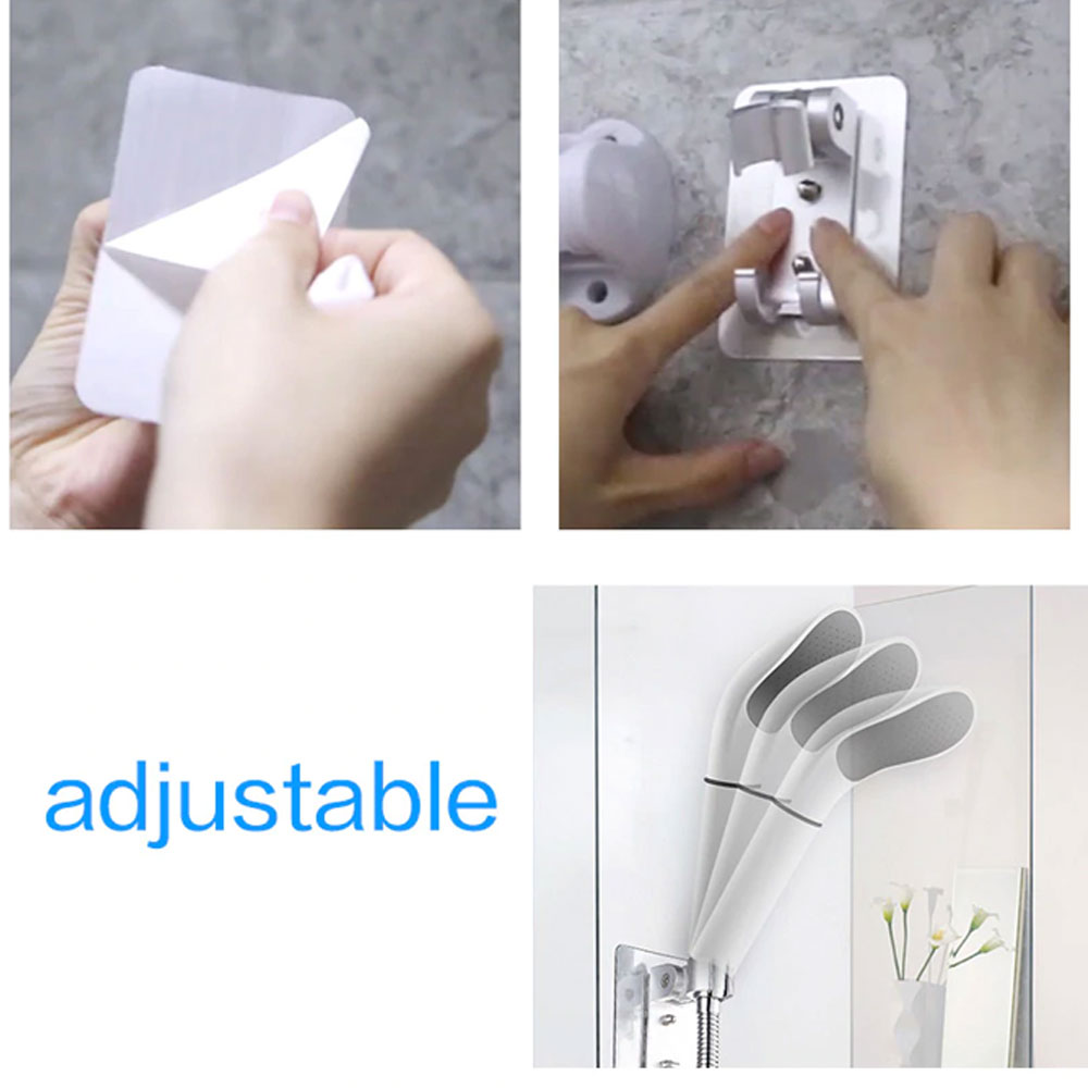 BShower Penyangga Kepala Shower Adjustable Hose Holder 1/2 Inch - BR-201
