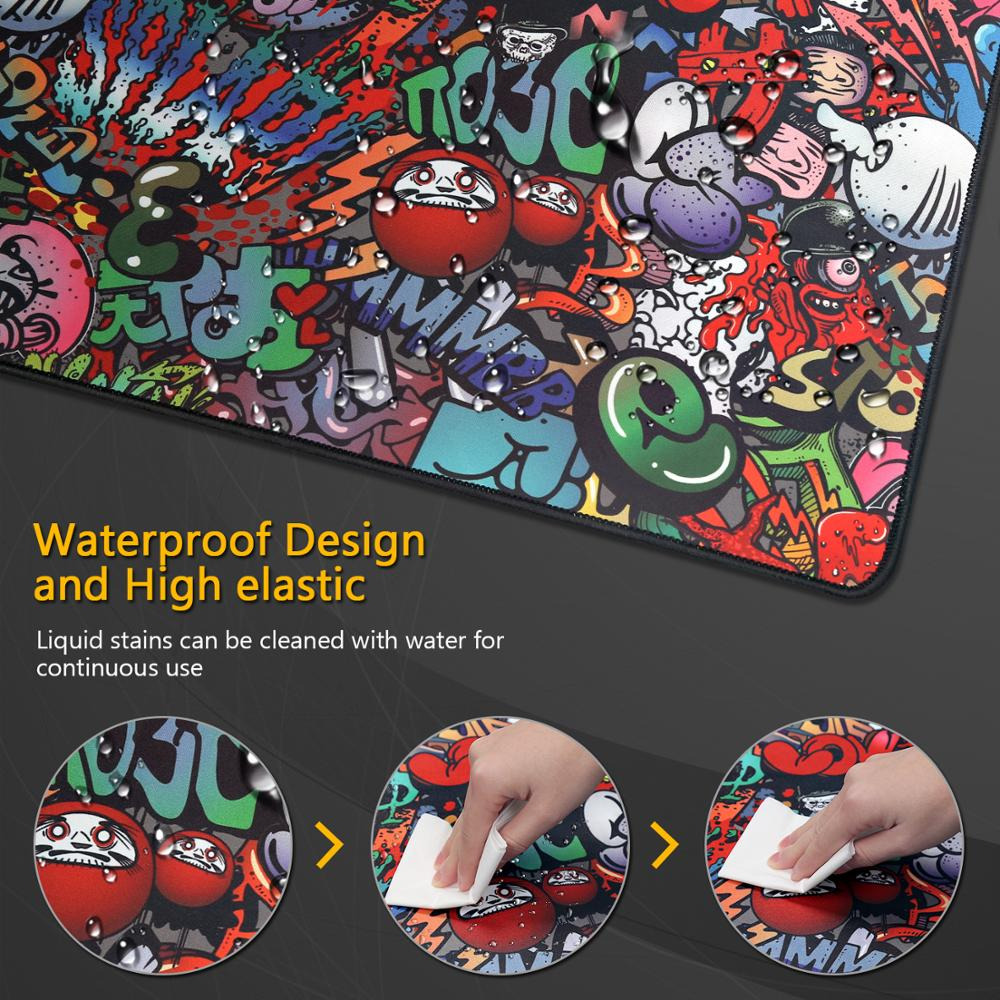 TaffGEAR Mouse Pad Gaming XL Street Grafitti Desk Mat - EI25