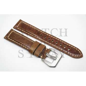 Tali Jam Tangan Kulit Suede Leather Pam Vintage Strap 20mm Buckle