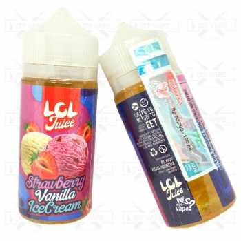 LCL Juice Strawberry Vanilla Ice Cream 100ml - Liquid Vape