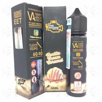 Fog Machine Vanilla Cream Caramel 60ml - Liquid Vape Freebase - 3mg