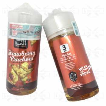 DJI Strawberry Crackers 100ml - Liquid Vape Freebase