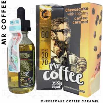 Mr Coffee Cheesecake Coffee Caramel 60ml - Liquid Vape Freebase - 3mg