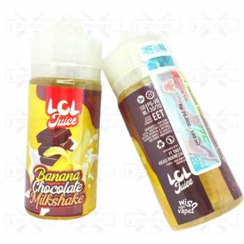 LCL Juice Banana Chocolate Milkshake 100ml - Liquid Vape Freebase