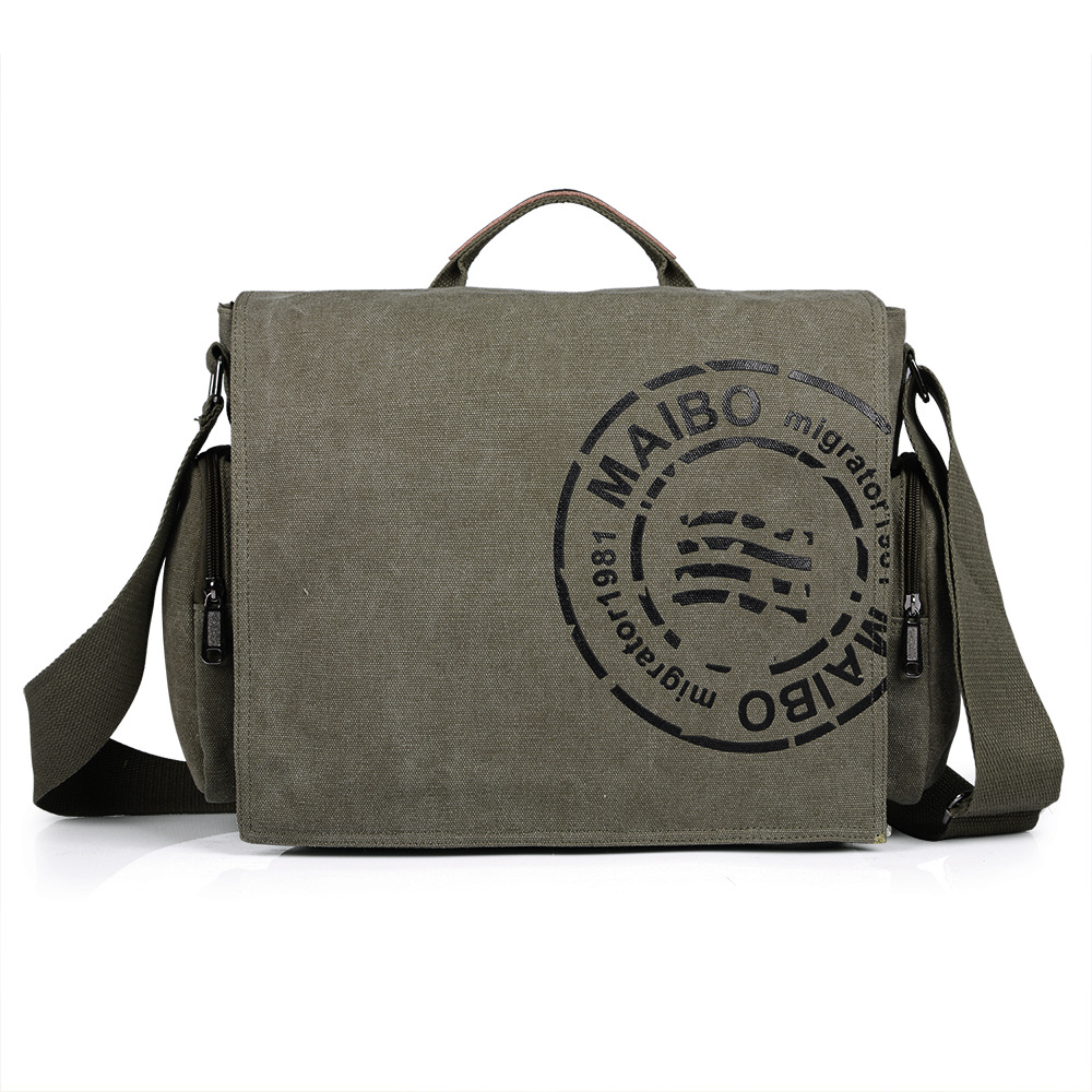 Maibo Manjianghong Tas Selempang Pria Messenger Bag Canvas Printing - 1124
