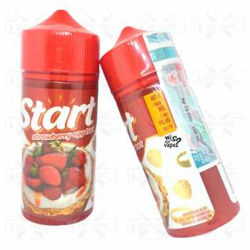 START Strawberry Egg Tart 100ml - Liquid Vape Freebase - 3mg
