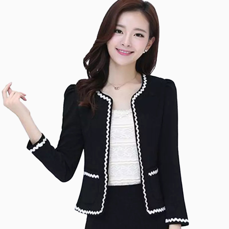 Jfashion New Women Blazer With Lace Long SLeeve - Eve