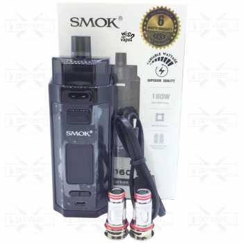 Smok RPM 160 Pod Kit Dual Battery 18650 Authentic - Carbon Black