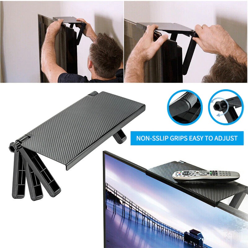 SHUIMANOU Rak Monitor TV Top Shelf Display Screen Storage Desk Riser - G255
