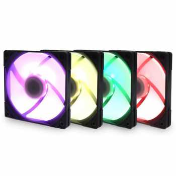 Scythe Kaze Flex 120 Slim RGB PWM 120mm Case Fan (KF1215FD18R-P)