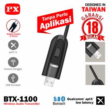 Bluetooth Transmitter PX BTX-1100 BTX1100 Audio 5.0 HD Stereo USB