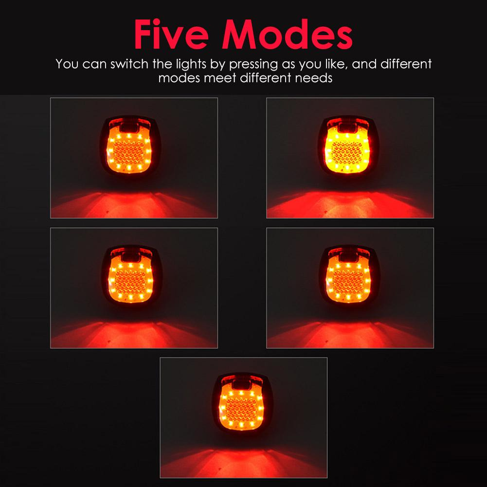 Deemount Lampu Belakang Sepeda LED Tail Light Waterproof 20 Lumens - XH-213